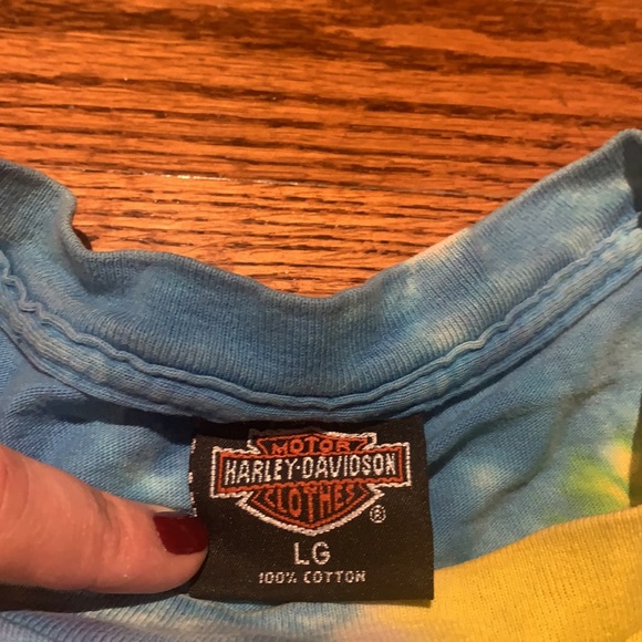 Vintage tie dye Harley Davidson tshirt - Picture 6 of 6